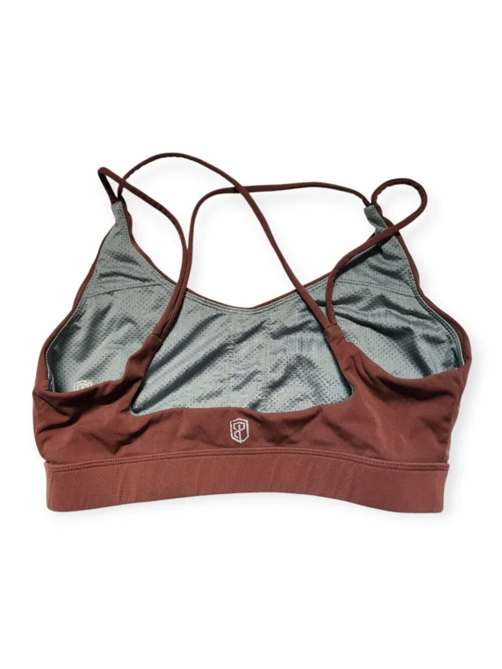 2x Born Primitive Sports Bra Bundle Navy & Terracotta Strappy Medium M - Picture 3 of 9